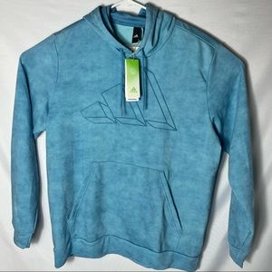 Adidas Mens Pullover Hoodie Blue Mens size Large